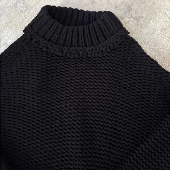 Free People Charcoal Knit Sweater - Picture 5 of 10
